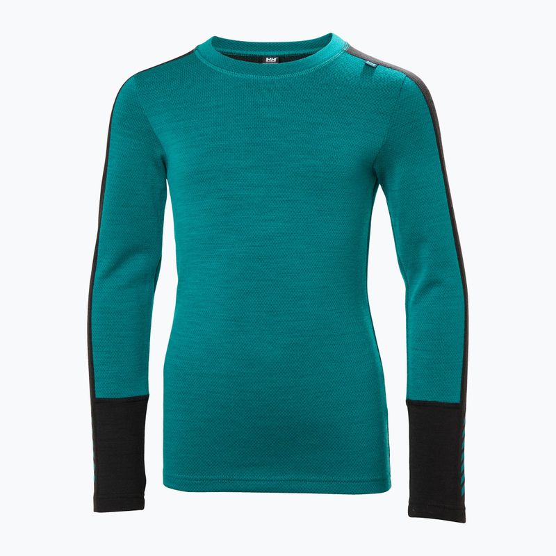 Detská súprava termoprádla Helly Hansen JR Lifa Merino Midweight signal green 6