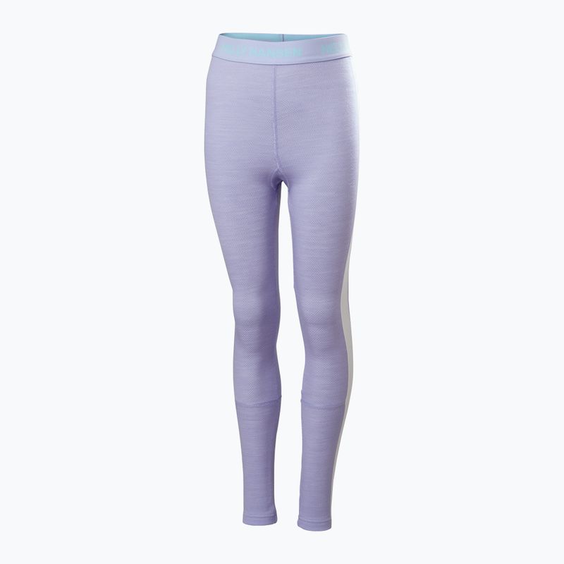 Detská súprava termoprádla Helly Hansen JR Lifa Merino Midweight bright lavender 8