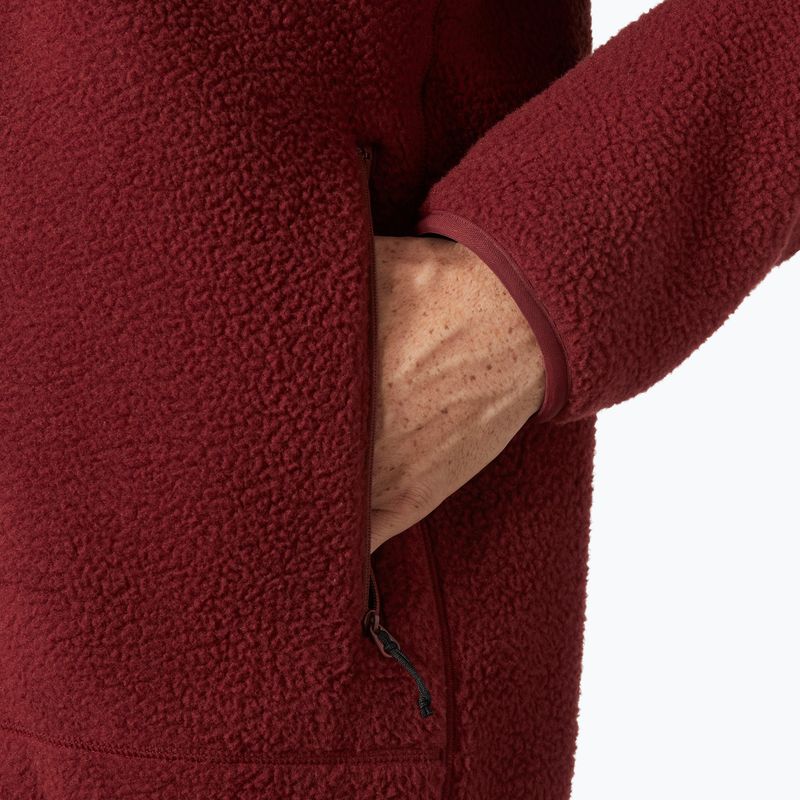 Pánska mikina Helly Hansen Panorama Pile Block mars red 4