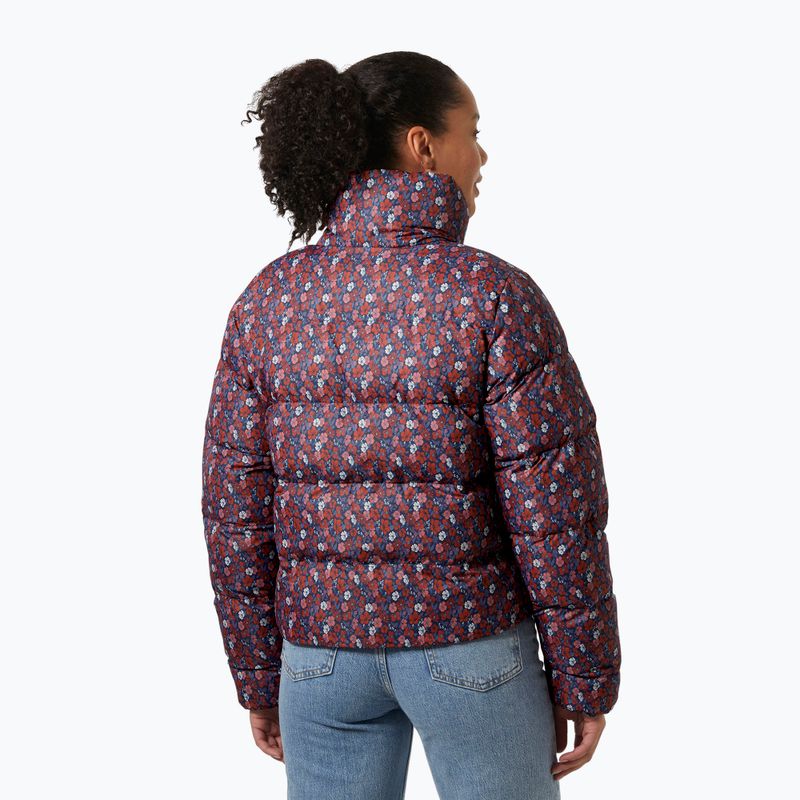 Dámska páperová bunda Helly Hansen Jade Puffer navy floral aop 2