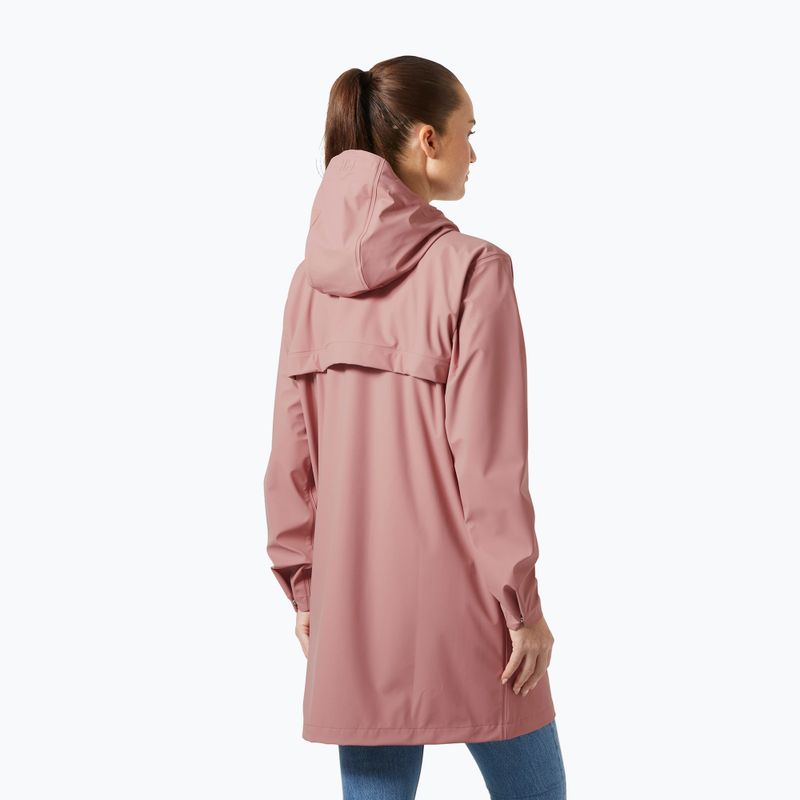 Dámska bunda do dažďa Helly Hansen Moss ash rose 2
