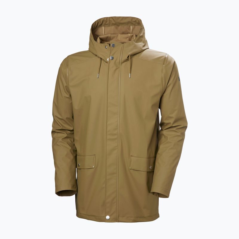 Pánska bunda do dažďa Helly Hansen Moss Rain Coat sepia 5