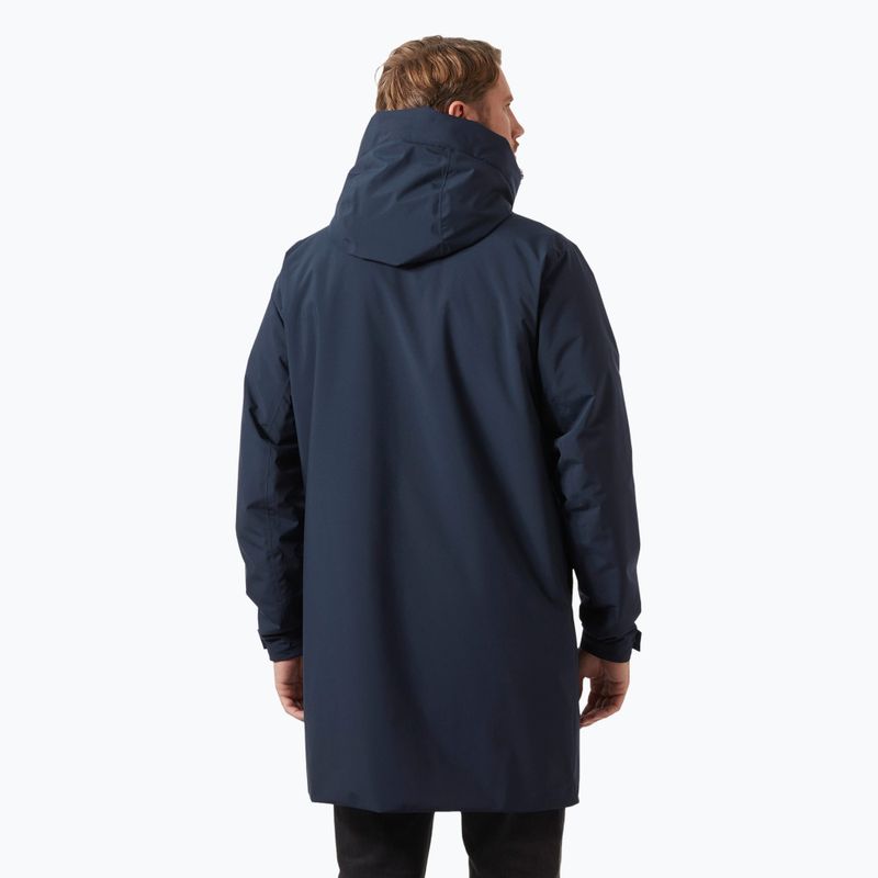 Pánska bunda do dažďa Helly Hansen Munich Insulated navy 2