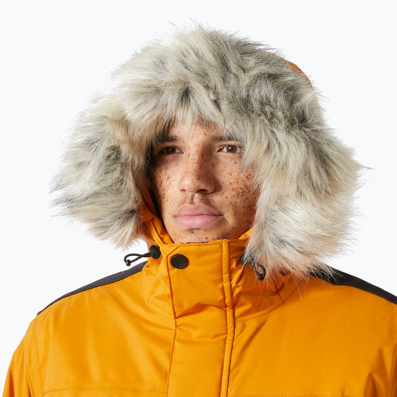 Pánska zimná bunda Helly Hansen Reine Parka mustard 4