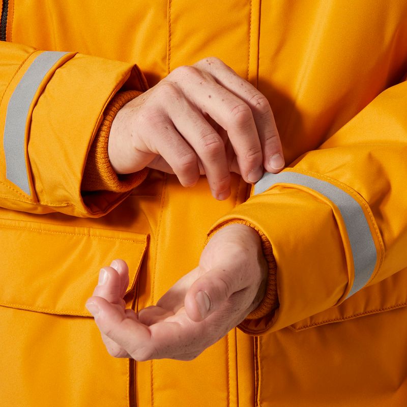 Pánska zimná bunda Helly Hansen Reine Parka mustard 7