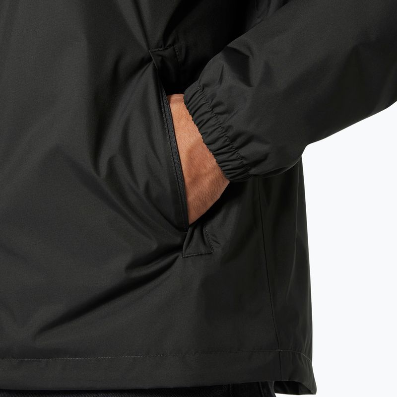 Pánska bunda do dažďa Helly Hansen Vancouver Fleece Lined ebony 4