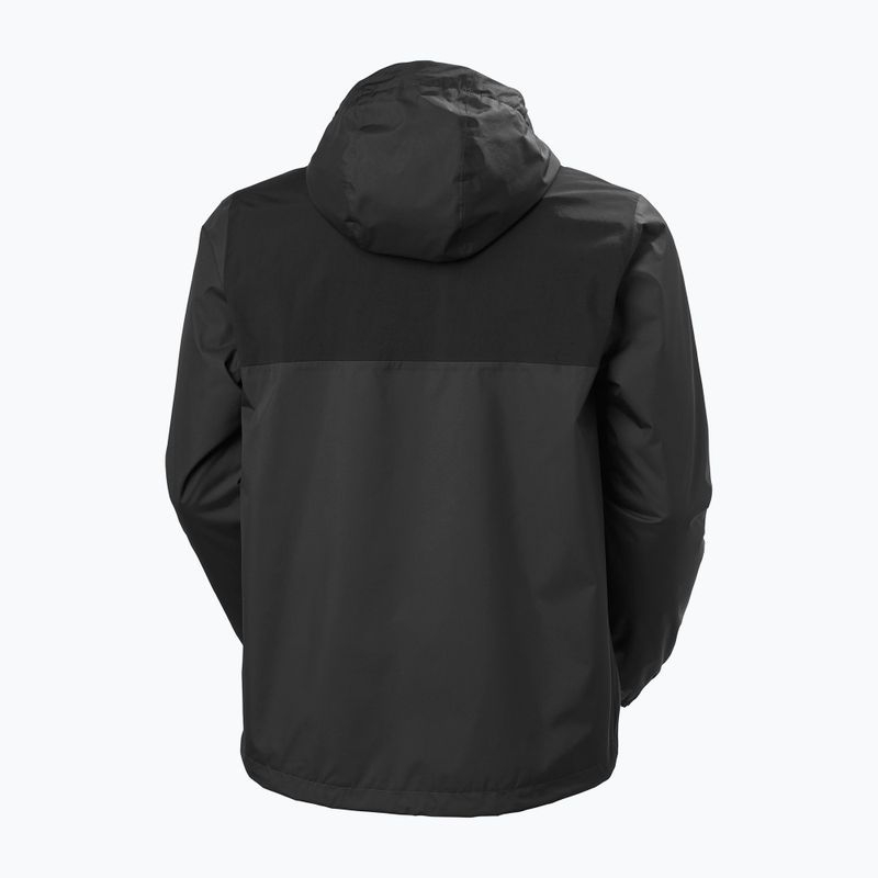 Pánska bunda do dažďa Helly Hansen Vancouver Fleece Lined ebony 7