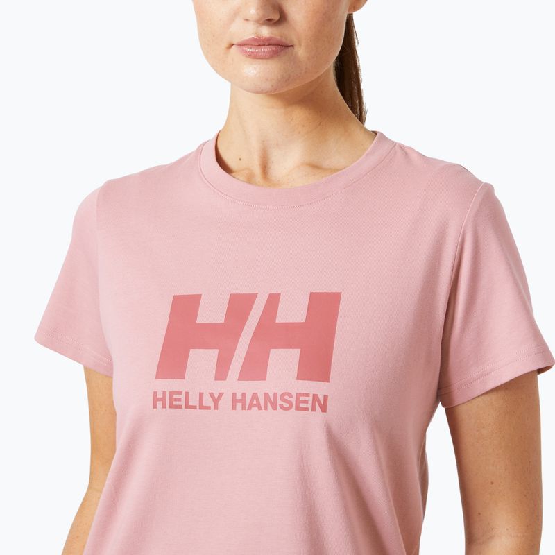 Dámske tričko Helly Hansen Logo 3.0 pink salt 3