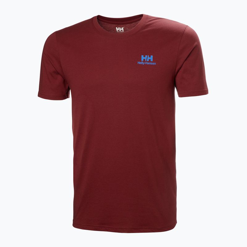 Pánske tričko Helly Hansen Nord Graphic mars red 4