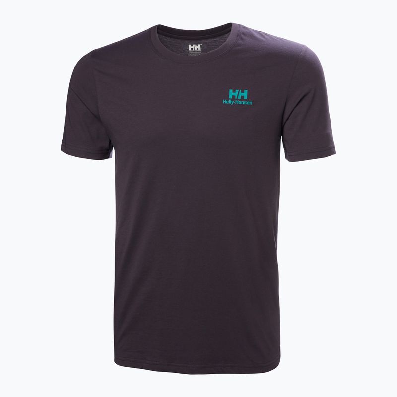 Pánske tričko Helly Hansen Nord Graphic black grape 4