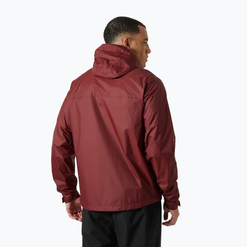 Pánska bunda do dažďa Helly Hansen Loke mars red 2