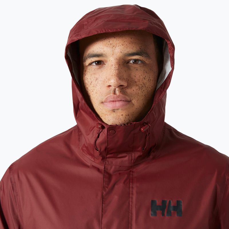 Pánska bunda do dažďa Helly Hansen Loke mars red 3