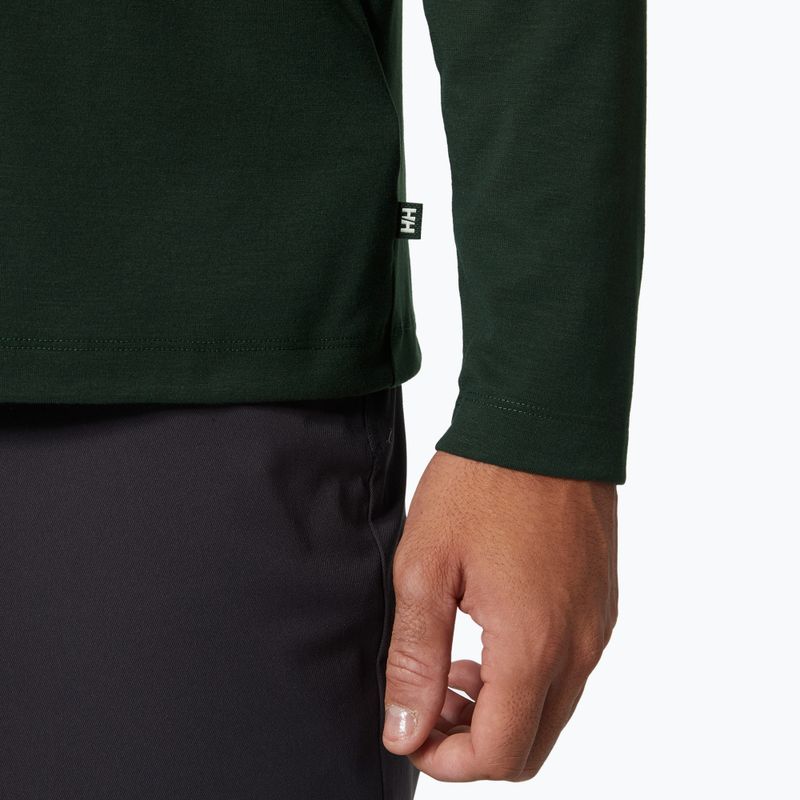 Pánske tričko longsleeve Helly Hansen Skog Graphic dark jungle 4