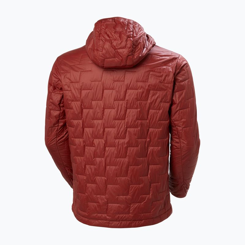 Pánska hybridná bunda Helly Hansen Lifaloft Hooded Insulator mars red 7