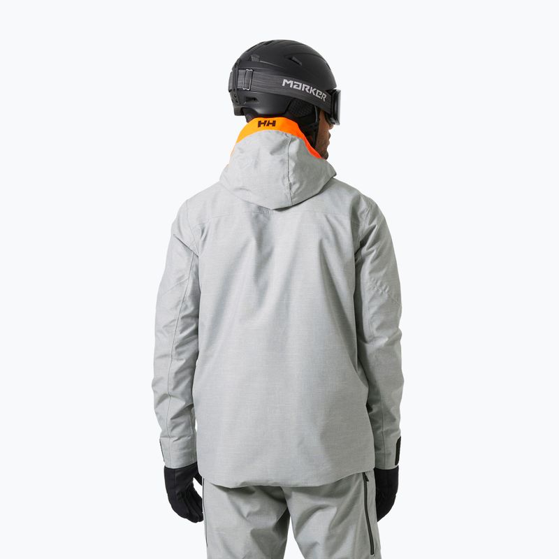 Pánska lyžiarska bunda Helly Hansen Garibaldi 2.0 grey/melange 2