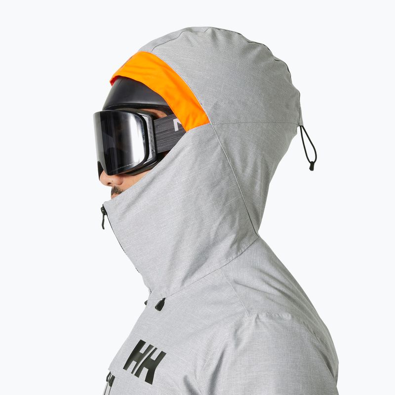 Pánska lyžiarska bunda Helly Hansen Garibaldi 2.0 grey/melange 3