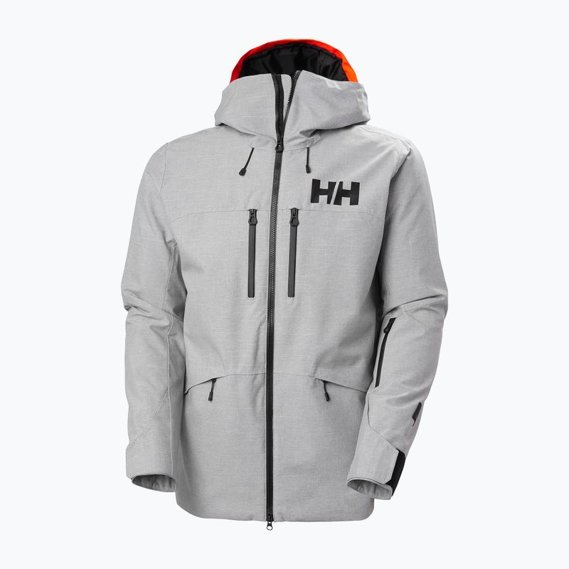 Pánska lyžiarska bunda Helly Hansen Garibaldi 2.0 grey/melange 8