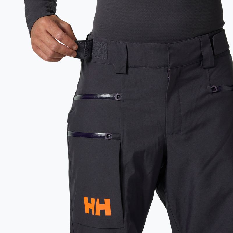 Pánske lyžiarske nohavice Helly Hansen Garibaldi 2.0 black grape 3