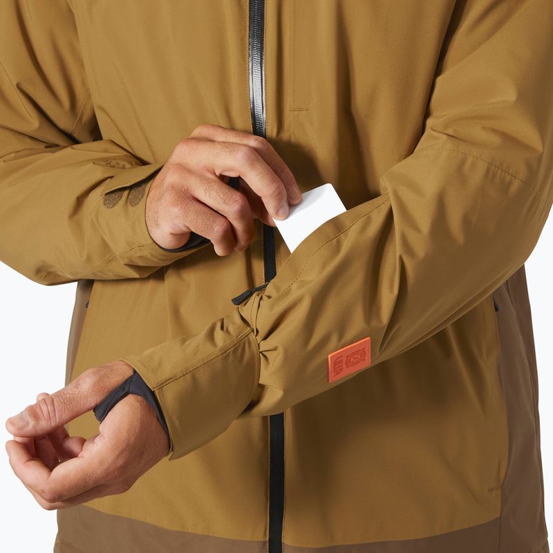 Pánska lyžiarska bunda Helly Hansen Powdreamer 2.0 sepia 6