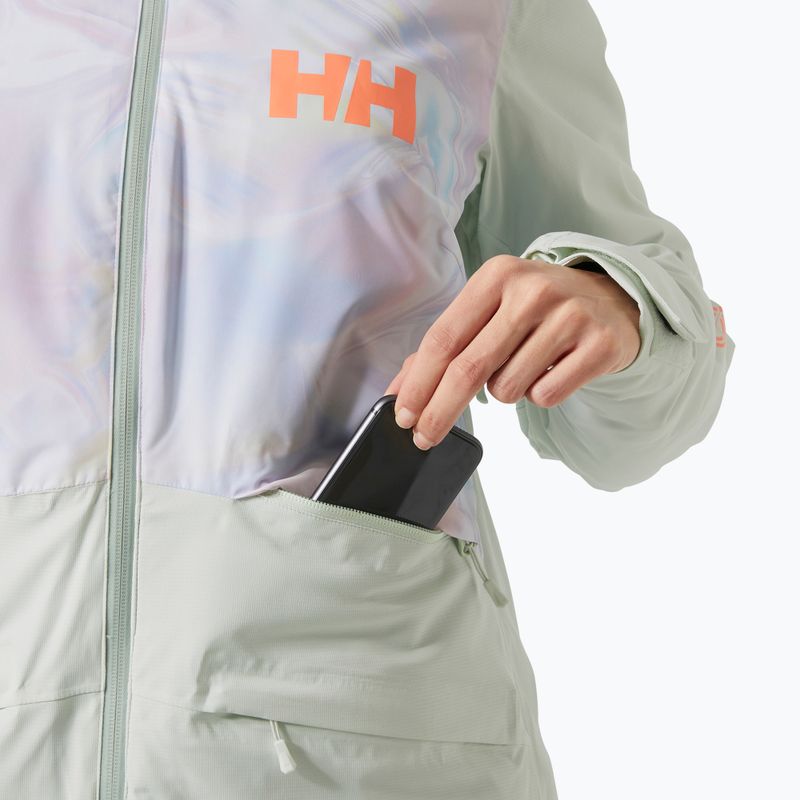 Dámska lyžiarska bunda Helly Hansen Powchaser 2.0 reflections aop 4