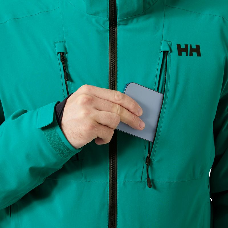 Pánska lyžiarska bunda Helly Hansen Alpha 4.0 signal green 6