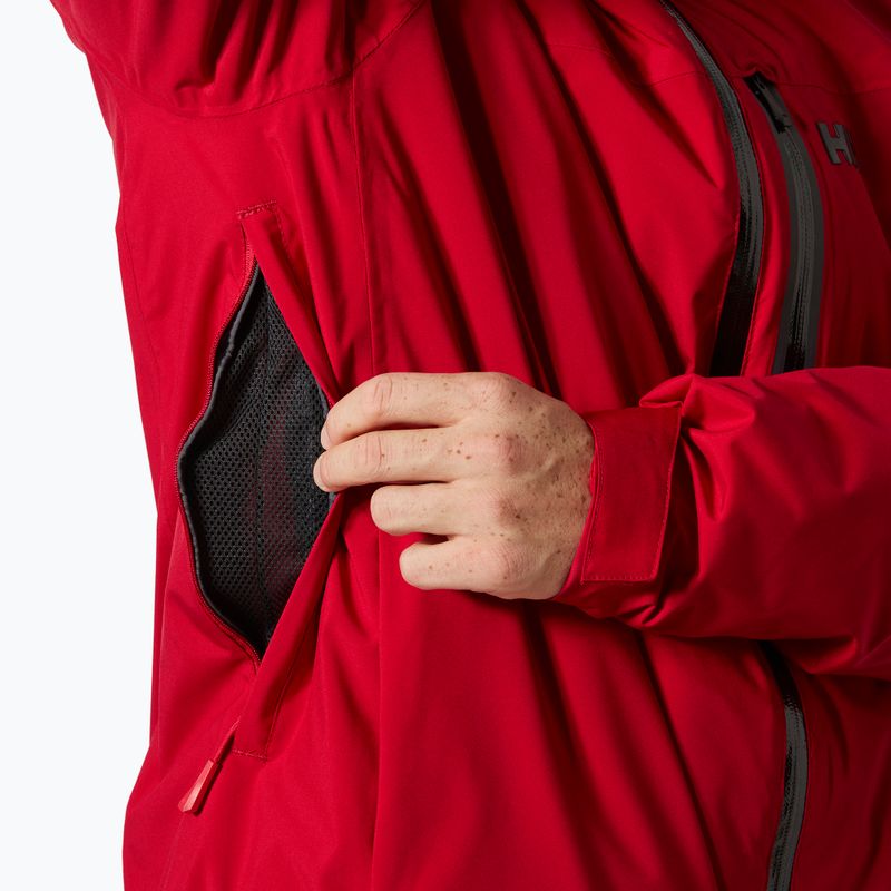 Pánska lyžiarska bunda Helly Hansen Swift 3in1 red 6