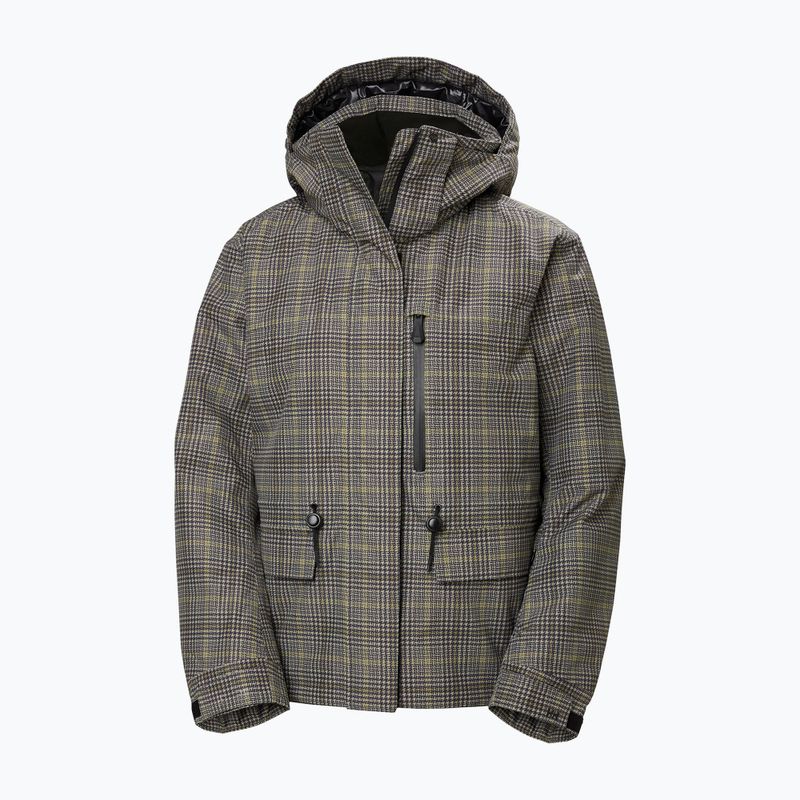 Dámska lyžiarska bunda Helly Hansen Nora Insulated 2.0 pebble broxburn plaid aop 3