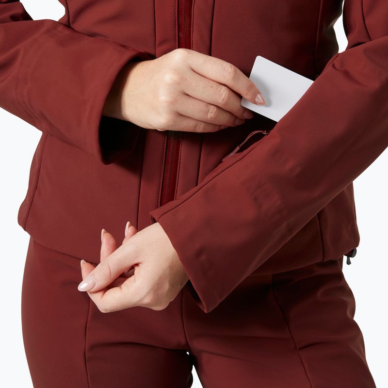 Dámska lyžiarska bunda Helly Hansen Avanti 3-In-1 Softshell Jacket mars red 4