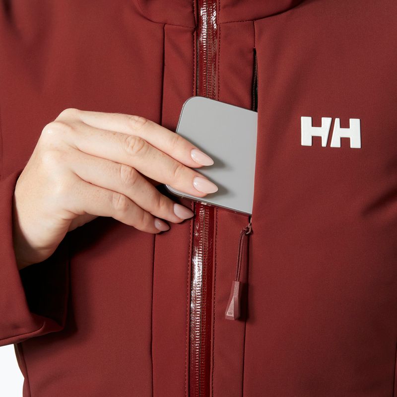 Dámska lyžiarska bunda Helly Hansen Avanti 3-In-1 Softshell Jacket mars red 5