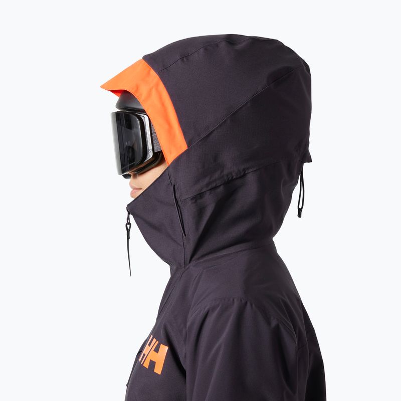 Dámska lyžiarska bunda Helly Hansen Whitewall Lifaloft 3.0 black grape 3