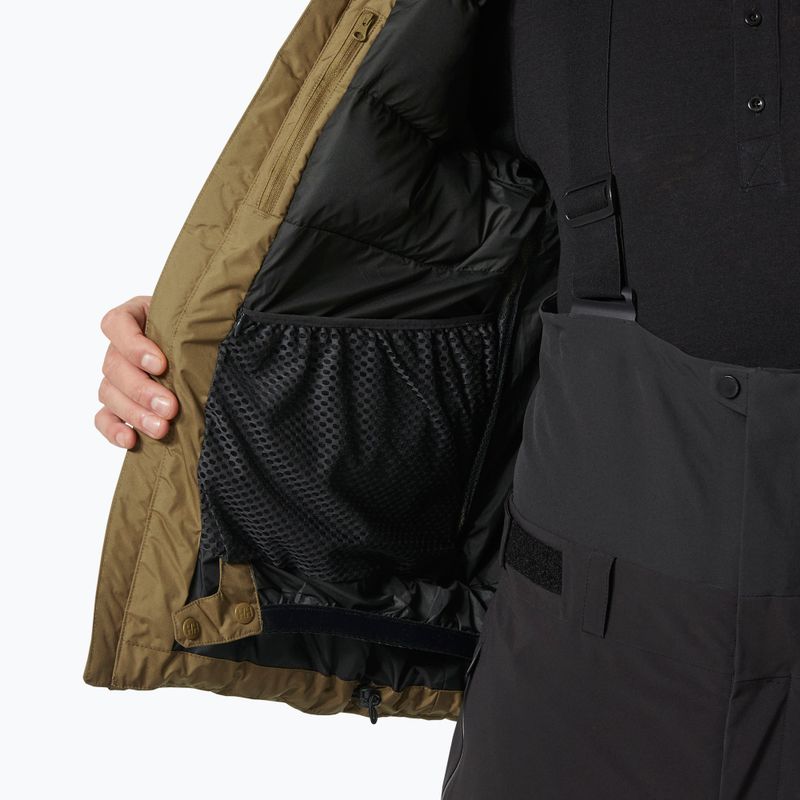 Pánska lyžiarska bunda Helly Hansen Kvitfjell Race Puffy sepia 8