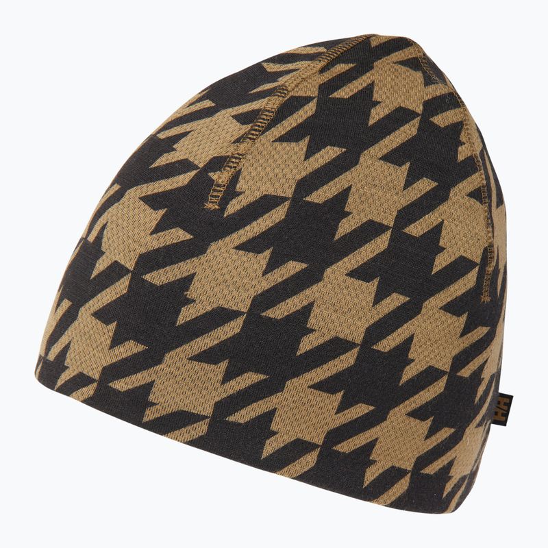 Zimná čiapka Helly Hansen Lifa Merino sepia houndstooth aop