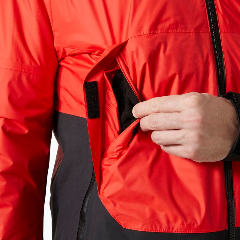 Jachtárska bunda Helly Hansen Aegir Midlayer alert red 4