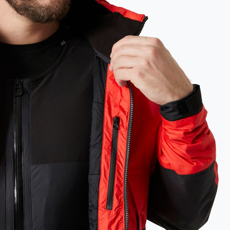 Jachtárska bunda Helly Hansen Aegir Midlayer alert red 7