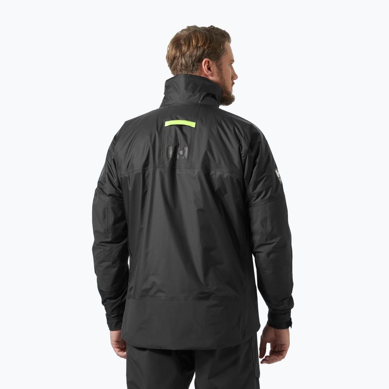 Jachtárska bunda Helly Hansen Aegir Midlayer black 2