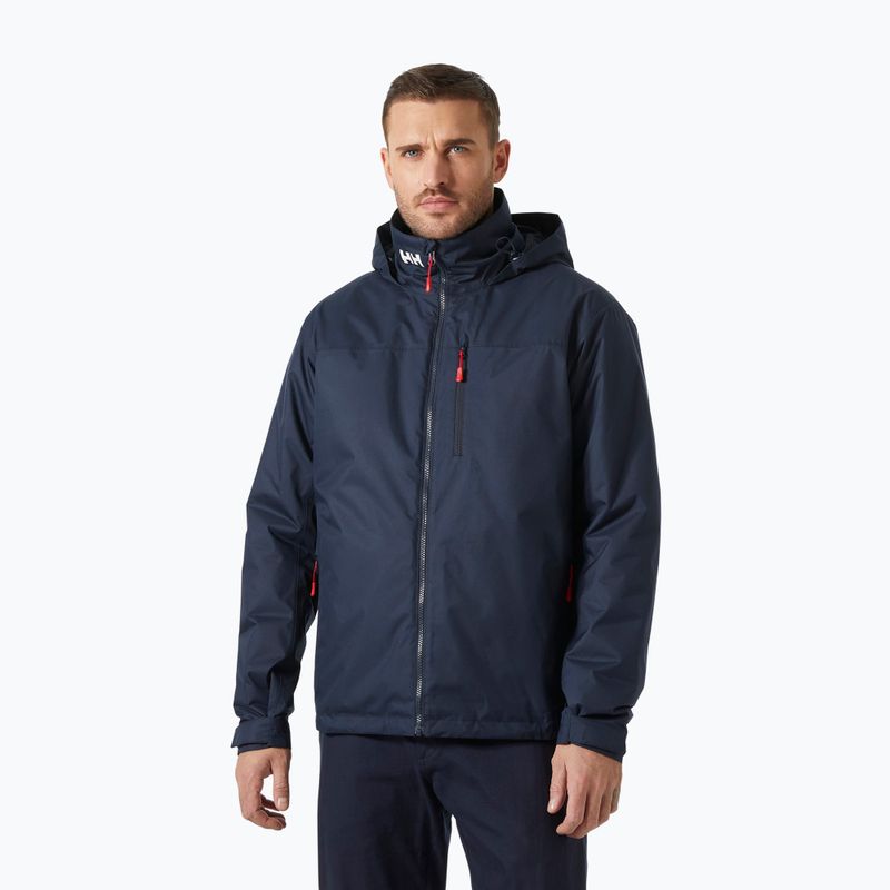 Pánska jachtárska bunda Helly Hansen Crew Hooded Pile navy