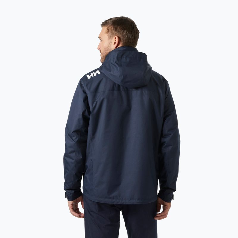 Pánska jachtárska bunda Helly Hansen Crew Hooded Pile navy 2