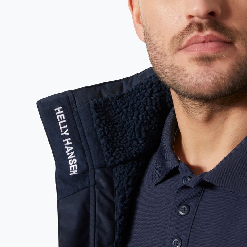 Pánska jachtárska bunda Helly Hansen Crew Hooded Pile navy 3