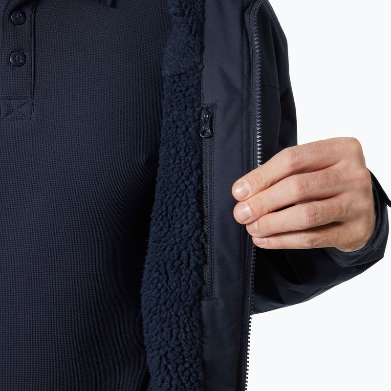 Pánska jachtárska bunda Helly Hansen Crew Hooded Pile navy 4