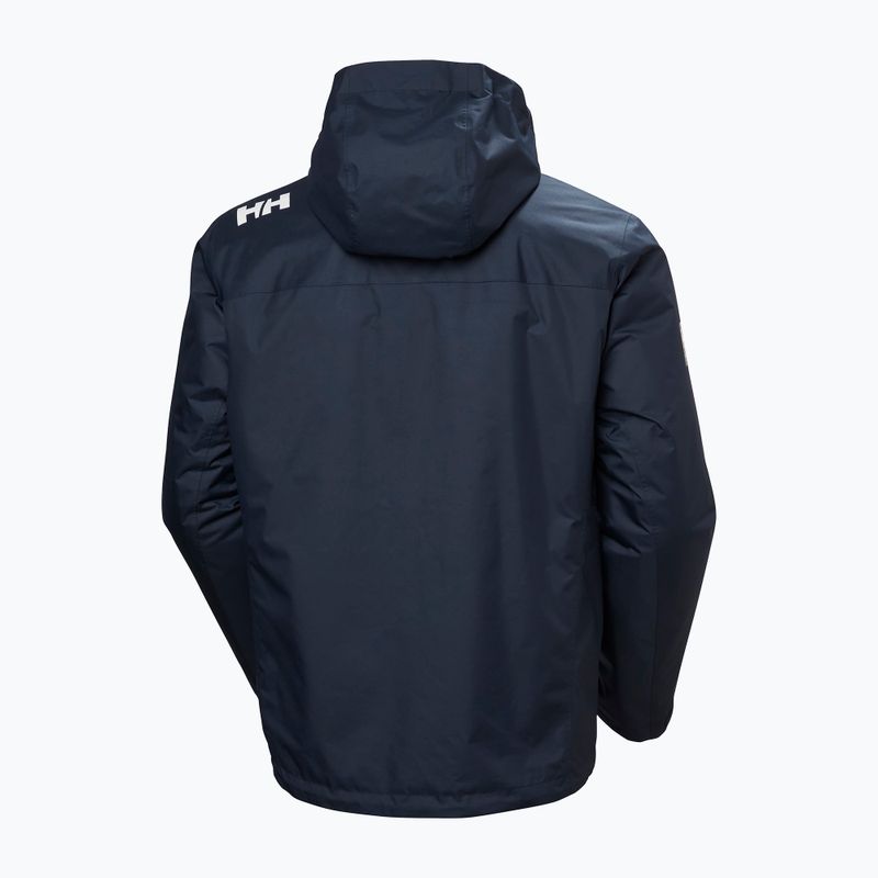 Pánska jachtárska bunda Helly Hansen Crew Hooded Pile navy 7