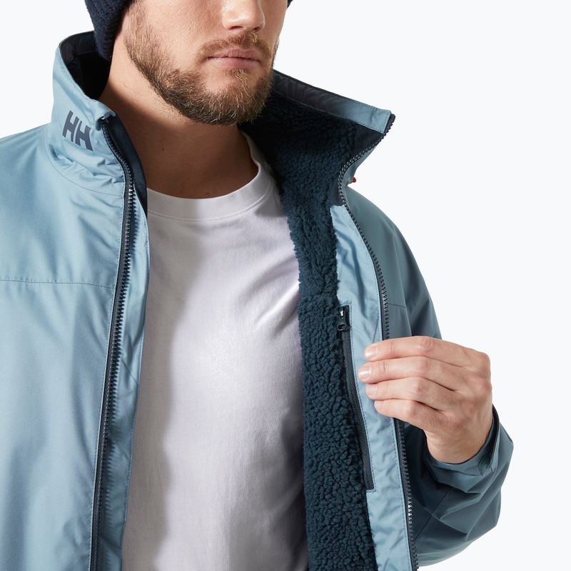 Pánska jachtárska bunda Helly Hansen Crew Hooded Pile washed navy 4