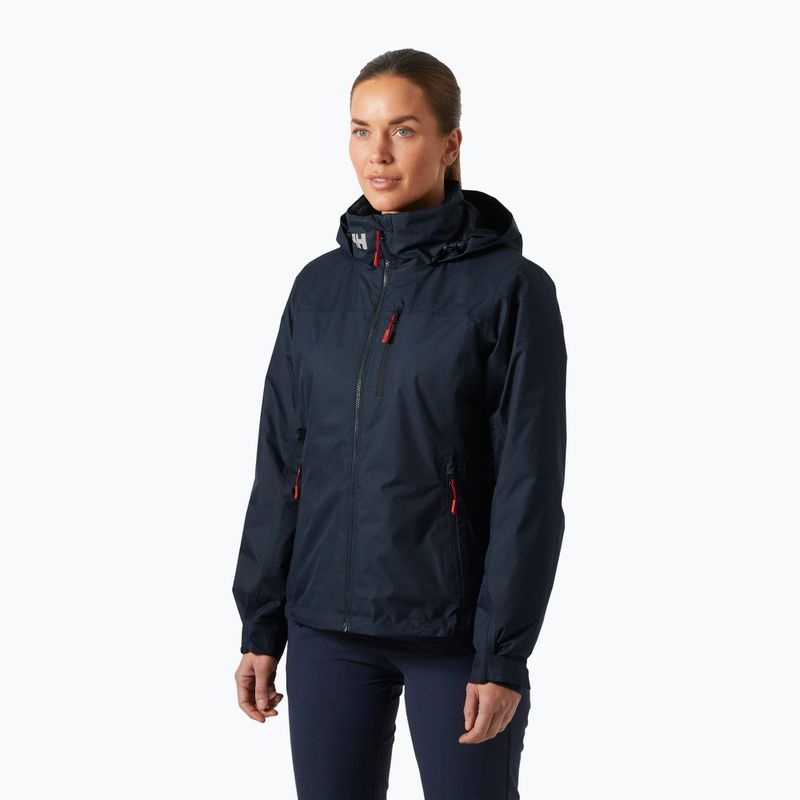 Dámska jachtárska bunda Helly Hansen Crew Hooded Pile navy
