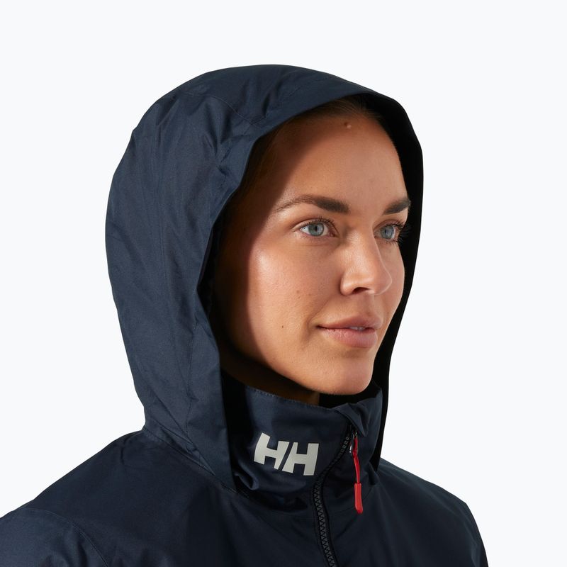 Dámska jachtárska bunda Helly Hansen Crew Hooded Pile navy 3