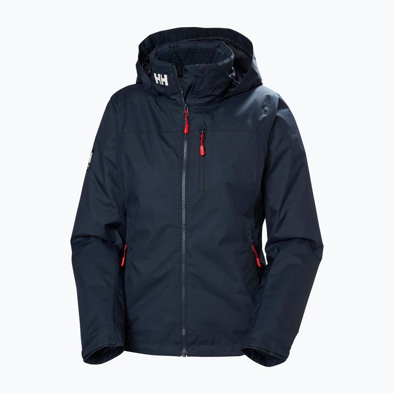 Dámska jachtárska bunda Helly Hansen Crew Hooded Pile navy 10