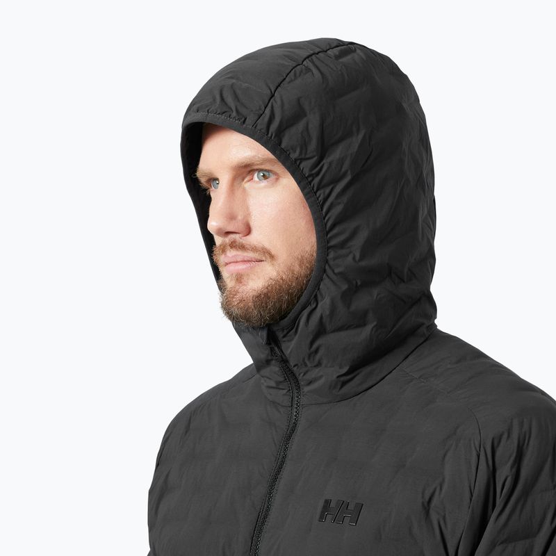 Pánska jachtárska bunda Helly Hansen HP Hybrid Stretch Hooded Insulator ebony 3