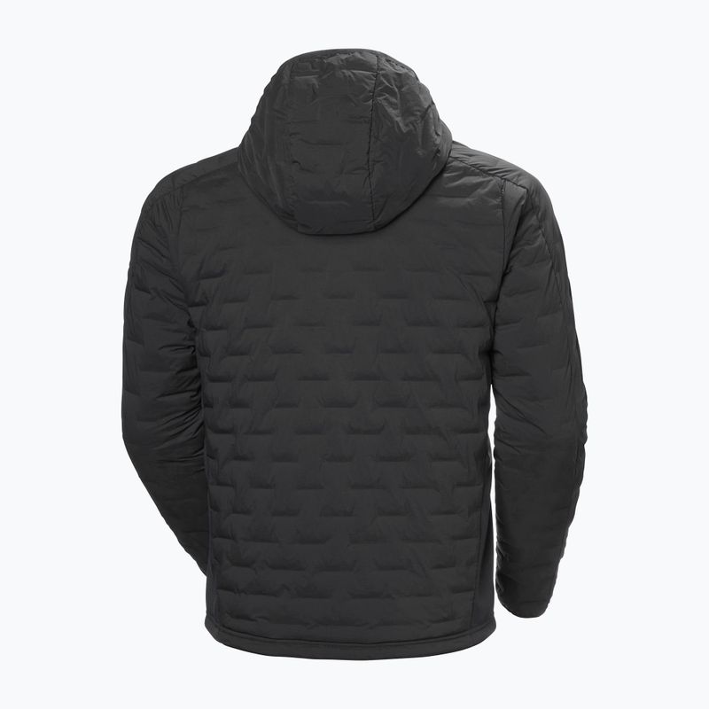 Pánska jachtárska bunda Helly Hansen HP Hybrid Stretch Hooded Insulator ebony 7