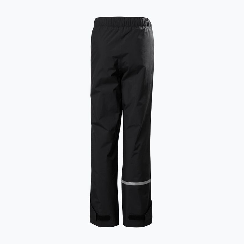 Detské jachtárske nohavice Helly Hansen Shelter Ht Jr black 6