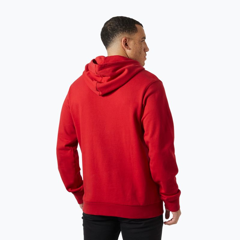 Pánska mikina Helly Hansen HH Logo Hoodie red 2