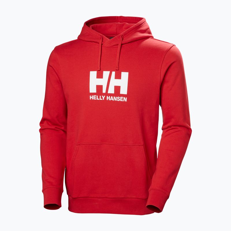 Pánska mikina Helly Hansen HH Logo Hoodie red 5