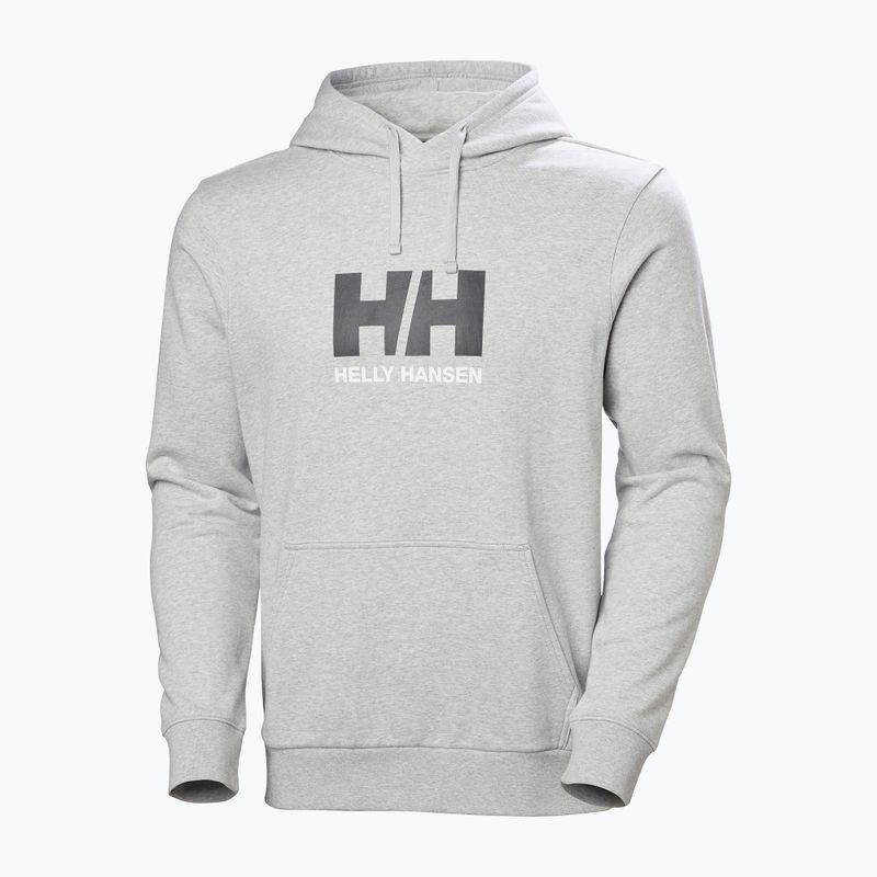 Pánska mikina Helly Hansen HH Logo Hoodie grey/melange 5